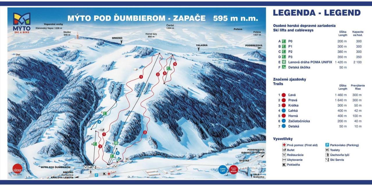 Apartment Anna Chopok, 1 110 M, Highest In Central Europe, On A Hiking Trail To Dumbier デマノブスカ・ドリーナ エクステリア 写真